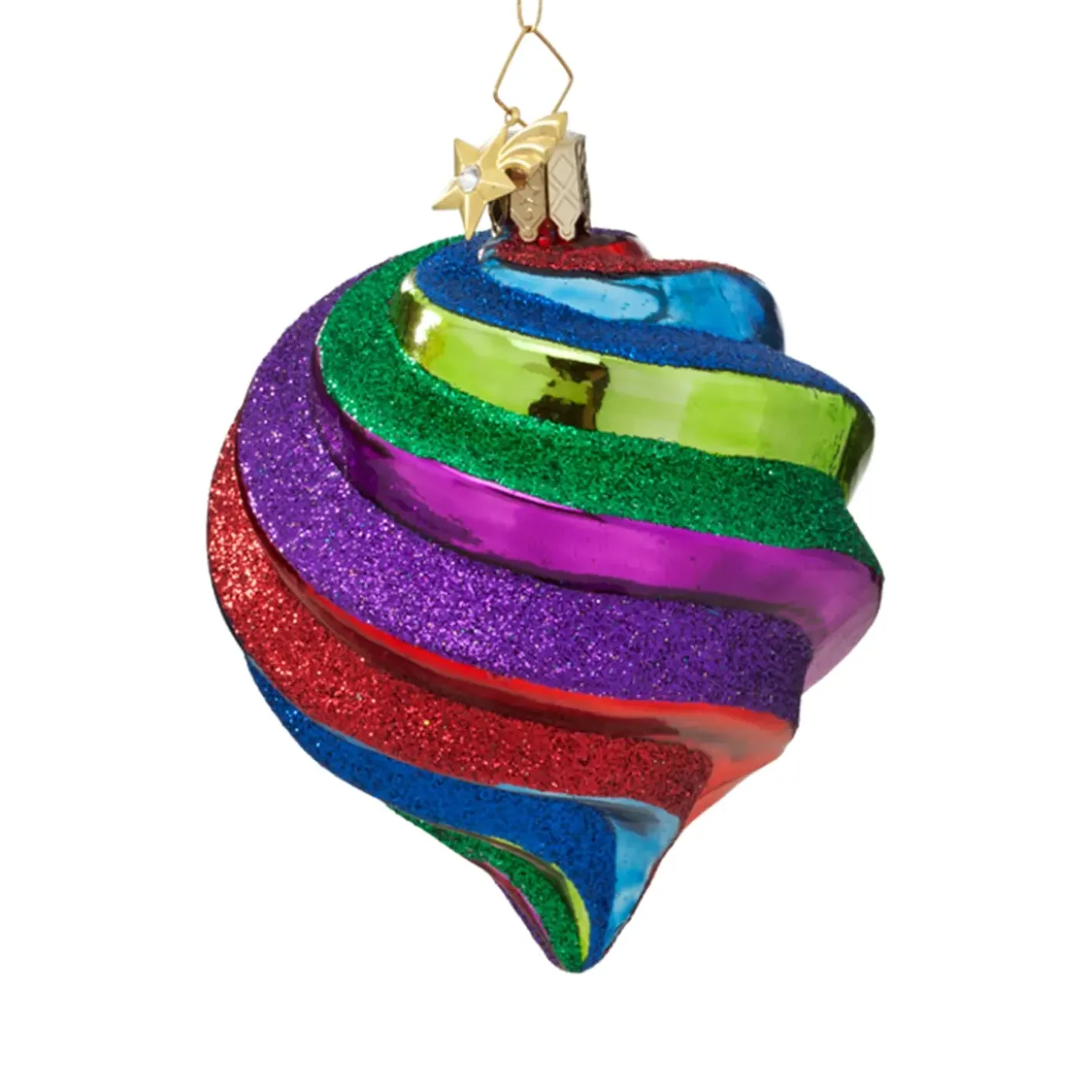 Poesie in Glas Baumkugeln Und Set-Angebote-Muschel Bunt Mit Glitzer