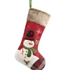 Käthe Wohlfahrt Hängedeko-Nikolausstrumpf Mit Schneemann, Rot