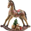 Käthe Wohlfahrt Standfiguren-Nostalgisches Schaukelpferd, Braun