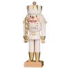 Christian ULBRICHT Nussknacker-Nusknacker "Konig", Weis/Gold, 27Cm