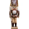 HODREWA Nussknacker-Nussknacker "Gardesoldat", Braun/Lasiert, 30 Cm