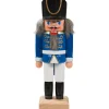 HODREWA Nussknacker-Nussknacker "Husar" Blau, 14,5Cm