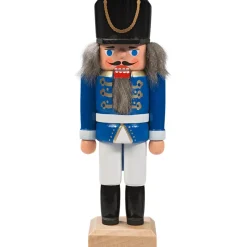HODREWA Nussknacker-Nussknacker "Husar" Blau, 14,5Cm