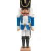 HODREWA Nussknacker-Nussknacker "Husar" Blau, 36Cm