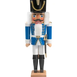 HODREWA Nussknacker-Nussknacker "Husar" Blau, 36Cm