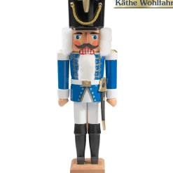 HODREWA Nussknacker-Nussknacker "Husar" Blau, 36Cm