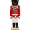 HODREWA Nussknacker-Nussknacker "Husar" Rot, 14,5Cm