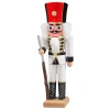 HODREWA Nussknacker-Nussknacker "Husar" Weis, 29Cm