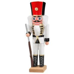 HODREWA Nussknacker-Nussknacker "Husar" Weis, 29Cm