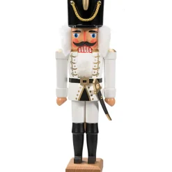 HODREWA Nussknacker-Nussknacker "Husar" Weis, 36Cm