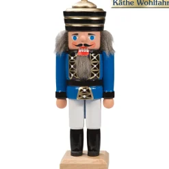 HODREWA Nussknacker-Nussknacker "Konig" Blau, 14Cm