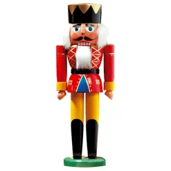 HODREWA Nussknacker-Nussknacker "Konig" Rot, 30Cm