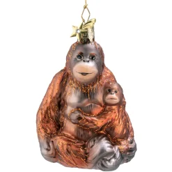 Poesie in Glas Baumschmuck Aus Glas-Orang-Utan