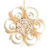 Käthe Wohlfahrt Baumschmuck Aus Holz-Ornament Mit Eiskristall