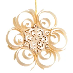 Käthe Wohlfahrt Baumschmuck Aus Holz-Ornament Mit Eiskristall