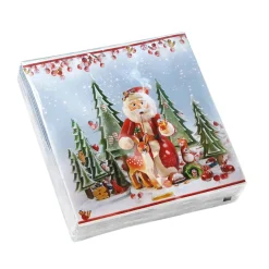 Käthe Wohlfahrt Tischdeko-Papier-Cocktailservietten "Tierweihnacht"
