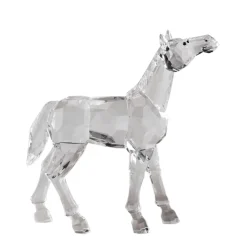 Käthe Wohlfahrt Standfiguren-Pferd Mit Gestrecktem Kopf, Akryl