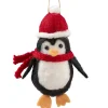 Käthe Wohlfahrt Baumschmuck Aus Filz-Pinguin Aus Filz Mit Schal Und Mutze