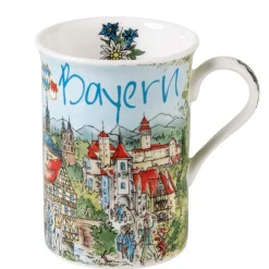 Käthe Wohlfahrt Bayern Motive-Porzellan-Tasse "Bayern"