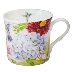 Käthe Wohlfahrt Tischdeko-Porzellantasse Blumen Und Kolibris