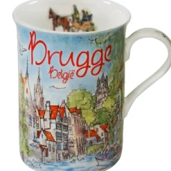 Käthe Wohlfahrt Tischdeko-Porzellan-Tasse "Brugge"