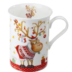 Käthe Wohlfahrt Tischdeko-Porzellan-Tasse "Elch"