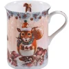 Käthe Wohlfahrt Tischdeko-Porzellan-Tasse "Goldhornchen"