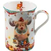 Käthe Wohlfahrt Tischdeko-Porzellan-Tasse "Rudi, Der Weihnachtselch"