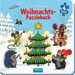 Trötsch Verlag Spielzeug-Puzzlebuch Zu Weihnachten "Der Kleine Maulwurf"