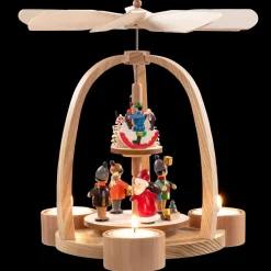 Käthe Wohlfahrt Pyramiden-Pyramide "Weihnachtsmann Und Reiterlein"