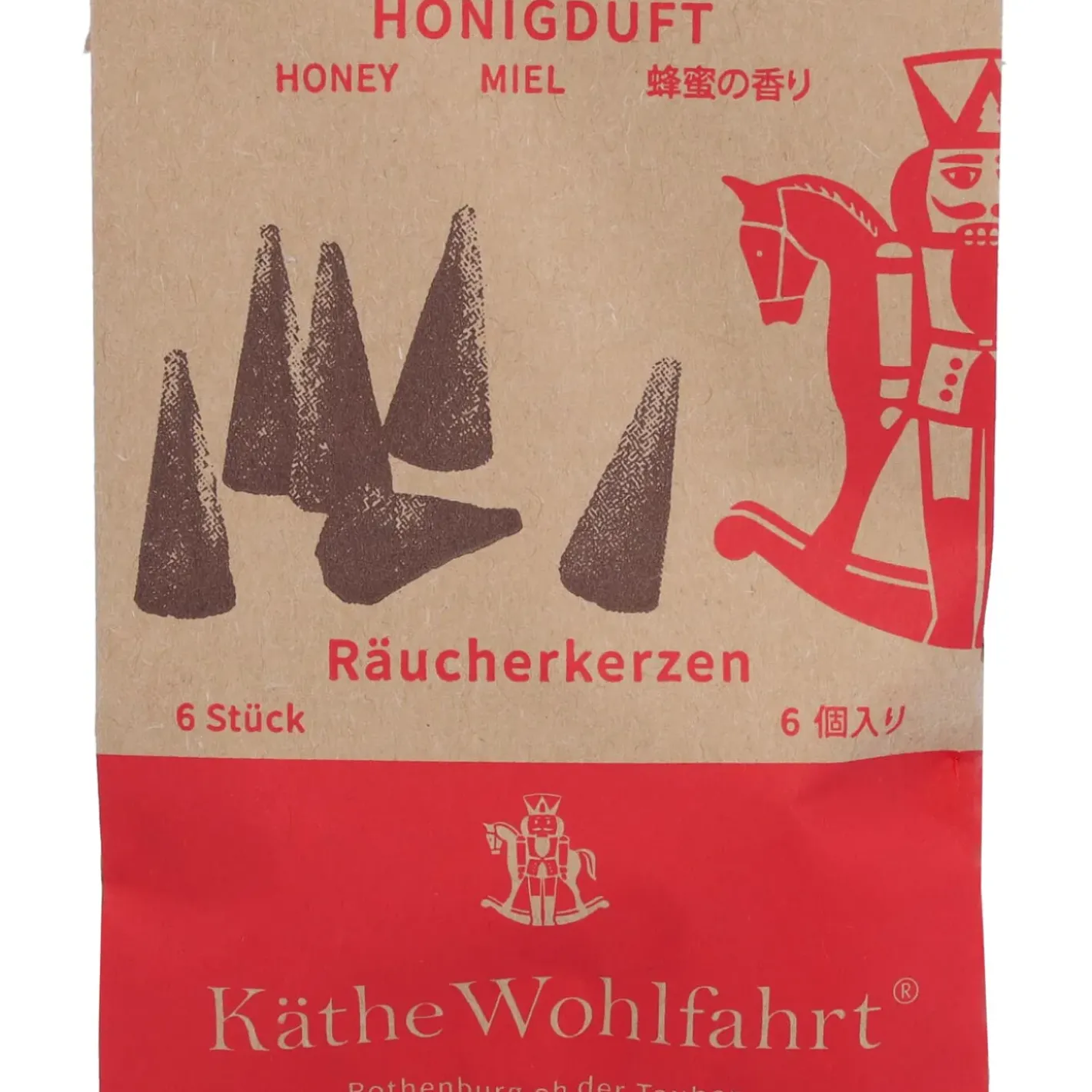 Käthe Wohlfahrt Zubehör & Ersatzteile-Raucherkerzen Honigduft, Gros