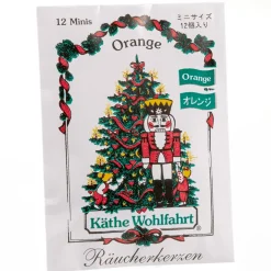 Käthe Wohlfahrt Zubehör & Ersatzteile-Raucherkerzen Orangenduft, Klein