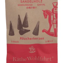Käthe Wohlfahrt Zubehör & Ersatzteile-Raucherkerzen Sandelholzduft, Gros