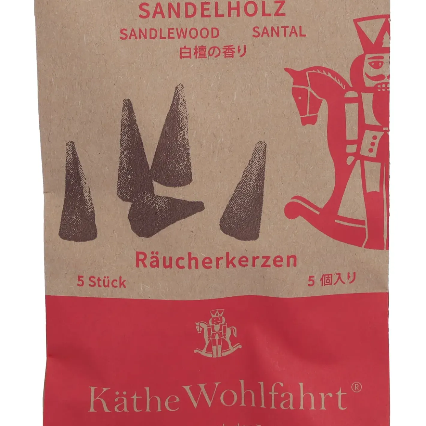Käthe Wohlfahrt Zubehör & Ersatzteile-Raucherkerzen Sandelholzduft, Gros
