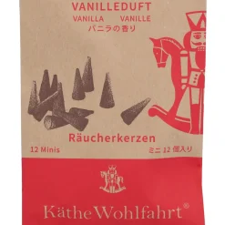 Käthe Wohlfahrt Zubehör & Ersatzteile-Raucherkerzen Vanilleduft, Klein