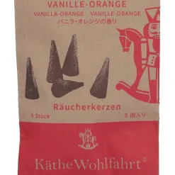 Käthe Wohlfahrt Zubehör & Ersatzteile-Raucherkerzen Vanille-Orange, Gros