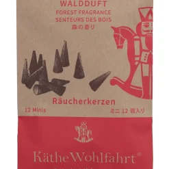 Käthe Wohlfahrt Zubehör & Ersatzteile-Raucherkerzen Waldduft, Klein