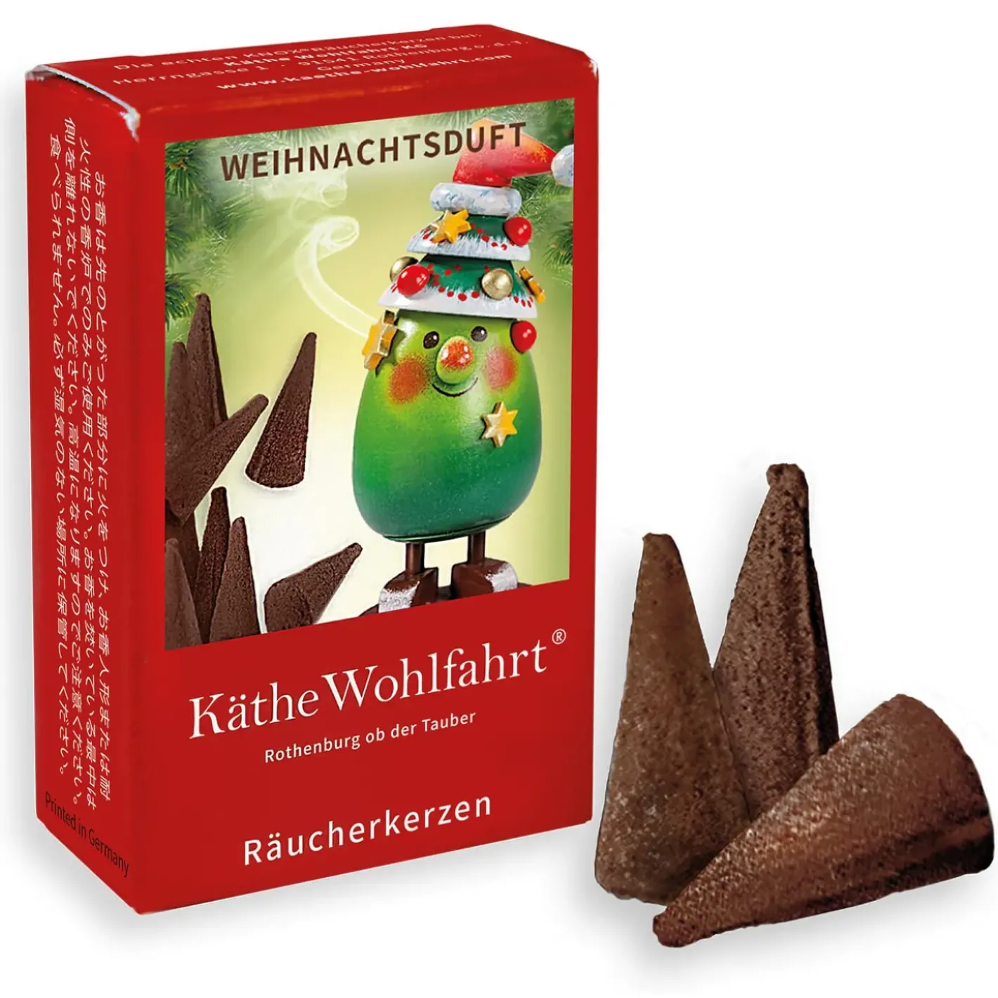 Käthe Wohlfahrt Zubehör & Ersatzteile-Raucherkerzen Weihnachtsduft, Klein