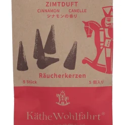 Käthe Wohlfahrt Zubehör & Ersatzteile-Raucherkerzen Zimtduft, Gros