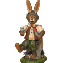 Hubrig Volkskunst Hubrig Miniaturen-Rauchermannchen Hase Gustav