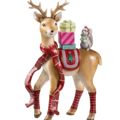 Käthe Wohlfahrt Standfiguren-Reh Mit Geschenken
