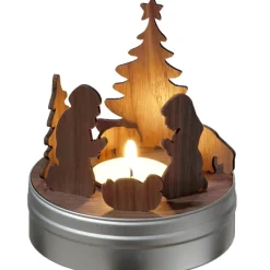 designimdorf Krippen Und Krippenfiguren-Schachtelgeschichte "Himmelsknabe", Krippenszene