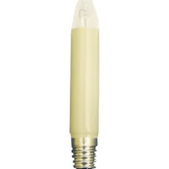 Käthe Wohlfahrt Zubehör & Ersatzteile-Schaftkerzen, 34 V/3W/E10, Hohe 70 Mm