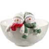 Käthe Wohlfahrt Standfiguren-Schale Mit Schneemannern