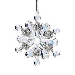 Käthe Wohlfahrt Baumschmuck Aus Acrylglas-Schneeflocke Aus Acryl