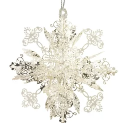 Käthe Wohlfahrt Baumschmuck Aus Messing-Schneeflocke, Versilbert