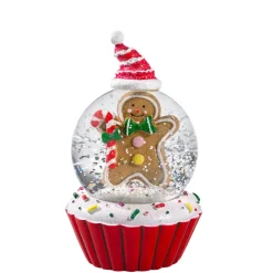 Käthe Wohlfahrt Schneekugeln-Schneekugel "Muffin Lebkuchen"