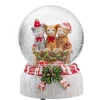 Käthe Wohlfahrt Schneekugeln-Schneekugel "Weihnachtliches Katzentrio"