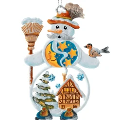 Käthes Original Bayern Motive-Schneemann Mit Bayernhut