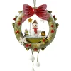 Käthes Original Baumschmuck Aus Holz-Schneemannkranz